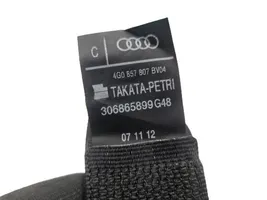 Audi A6 S6 C7 4G Ceinture de sécurité arrière centrale (siège) 4G0857807B