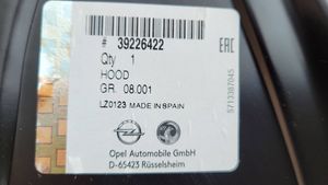 Opel Crossland X Pokrywa przednia / Maska silnika 39226422