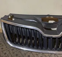 Skoda Rapid (NH) Grille calandre supérieure de pare-chocs avant 5JA853668