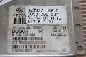 Audi A6 Allroad C5 Module de contrôle de boîte de vitesses ECU 4Z7927156D