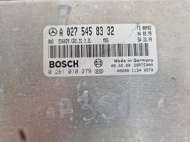 Mercedes-Benz Sprinter W901 W902 W903 W904 Calculateur moteur ECU 0281010279