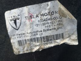 Tesla Model X Revestimientos de la aleta antisalpicaduras delanteros 103424900G