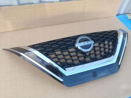 Nissan Qashqai J12 Grille calandre supérieure de pare-chocs avant 623106UA     BAX