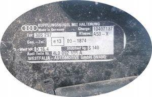 Audi Q7 4L Kit de remorquage 4L0092155A