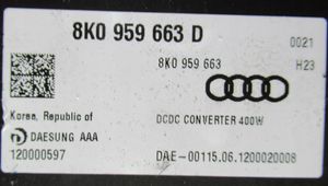 Audi A3 S3 A3 Sportback 8P Jännitteenmuunnin/vaihtosuuntaaja 8K0959663D