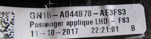 Ford Ecosport Autres pièces intérieures GN15A044B78