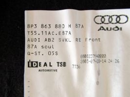 Audi A3 S3 8P Tavaratilan sivuverhoilu 8P3863880H