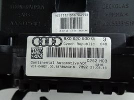 Audi A1 Spidometras (prietaisų skydelis) 8X0920930G