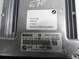 BMW X5 E70 Calculateur moteur ECU 7809955