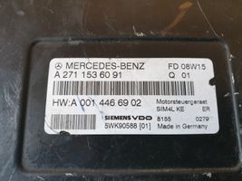 Mercedes-Benz SLK R171 Moottorin ohjainlaite/moduuli A2711536091