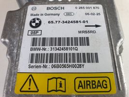 BMW X3 E83 Oro pagalvių valdymo blokas 3424581