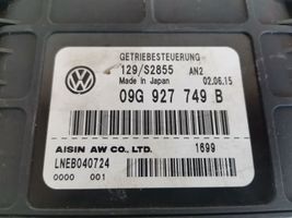 Volkswagen PASSAT B7 Gearbox control unit/module 09G927749B