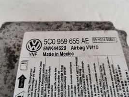 Volkswagen PASSAT B7 Sterownik / Moduł Airbag 5C0959655AE