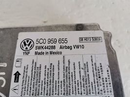 Volkswagen PASSAT B7 Turvatyynyn ohjainlaite/moduuli 5C0959655