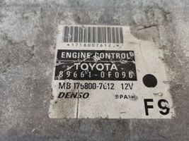 Toyota Corolla Verso AR10 Calculateur moteur ECU 896610F090