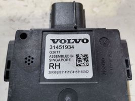 Volvo XC90 Capteur radar d'angle mort 31451934