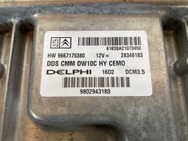 Peugeot 508 Sterownik / Moduł ECU 9802943180