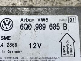 Volkswagen PASSAT B7 Centralina/modulo airbag 6Q0909605B