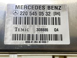 Mercedes-Benz S W220 Unidad de control/módulo del motor 2205450532