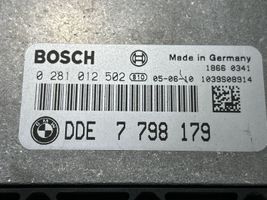 BMW 1 E81 E87 Unité de commande, module ECU de moteur 7798179