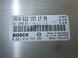 Mercedes-Benz ML W163 Komputer / Sterownik ECU silnika A6121531779