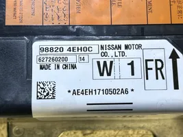 Nissan Qashqai Oro pagalvių valdymo blokas 988204EH0C
