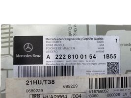 Mercedes-Benz S W222 Uchwyt / Rączka sufitowa przednia A2228100154