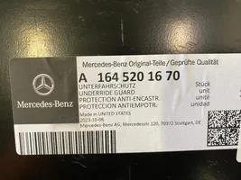 Mercedes-Benz GL X164 Cache de protection inférieur de pare-chocs avant A1645201670