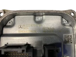 Mercedes-Benz S W222 LED-liitäntälaitteen ohjausmoduuli A2228700789