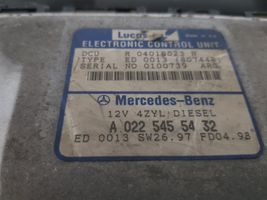 Mercedes-Benz E AMG W210 Sterownik / Moduł ECU 0225455432