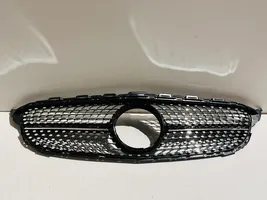 Mercedes-Benz C AMG W205 Grille calandre supérieure de pare-chocs avant 