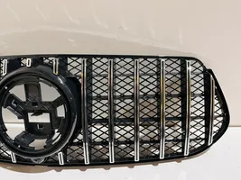 Mercedes-Benz GLE W167 Etupuskurin ylempi jäähdytinsäleikkö 