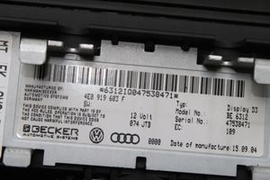 Audi A8 S8 D3 4E Écran / affichage / petit écran 4E0919603F