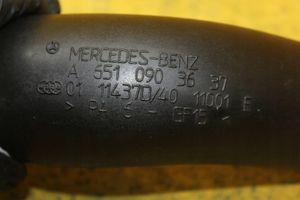 Mercedes-Benz Sprinter W901 W902 W903 W904 Tube d'admission de tuyau de refroidisseur intermédiaire A6510903637