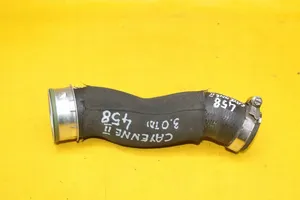 Porsche Cayenne (92A) Tube d'admission de tuyau de refroidisseur intermédiaire 7P0145943