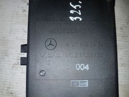 Mercedes-Benz E W211 Air suspension control unit module (rear) A2115450432