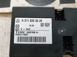 Mercedes-Benz E W212 Sterownik / Moduł alarmu A2118203626