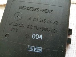 Mercedes-Benz E W211 Sterownik / Moduł tylnego zawieszenia pneumatycznego A2115450432