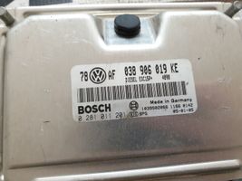 Volkswagen PASSAT B7 Moottorin ohjainlaite/moduuli 038906019KE