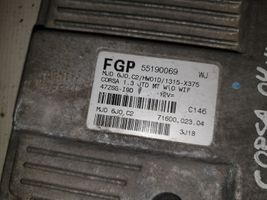 Opel Corsa C Sterownik / Moduł ECU 55190069