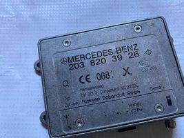 Mercedes-Benz CLK A208 C208 Module unité de contrôle d'antenne a2038203926