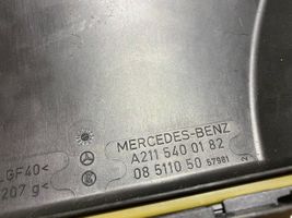 Mercedes-Benz E W211 Coperchio scatola dei fusibili A2115400182