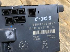 Mercedes-Benz CLS C219 Oven ohjainlaite/moduuli a2198200726