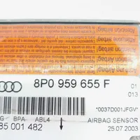 Audi A3 S3 8P Turvatyynyn ohjainlaite/moduuli 8P0959655F