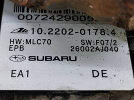 Subaru Outback Frein à main / Actionneur de frein de stationnement avec unité de commande 26002AJ040