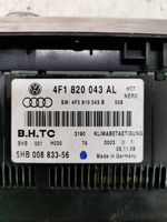 Audi A6 S6 C6 4F Oro kondicionieriaus/ klimato/ pečiuko valdymo blokas (salone) 4F1820043AL