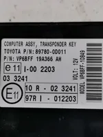 Toyota Yaris Avaimettoman käytön ohjainlaite/moduuli 897800D011