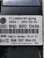 Audi TT Mk1 Ilmastoinnin ohjainlaite 8N0820043A