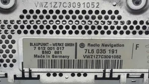 Volkswagen Touareg I Panel / Radioodtwarzacz CD/DVD/GPS 7L6035191