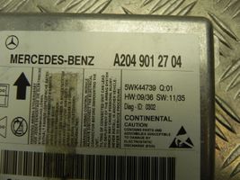 Mercedes-Benz C AMG W204 Centralina/modulo airbag A2049012704